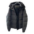 Moncler Colour-Block Down Puffer Jacket with Contrast Hood