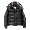 Moncler Maya 70th Anniversary Glossy Hooded Down Jacket