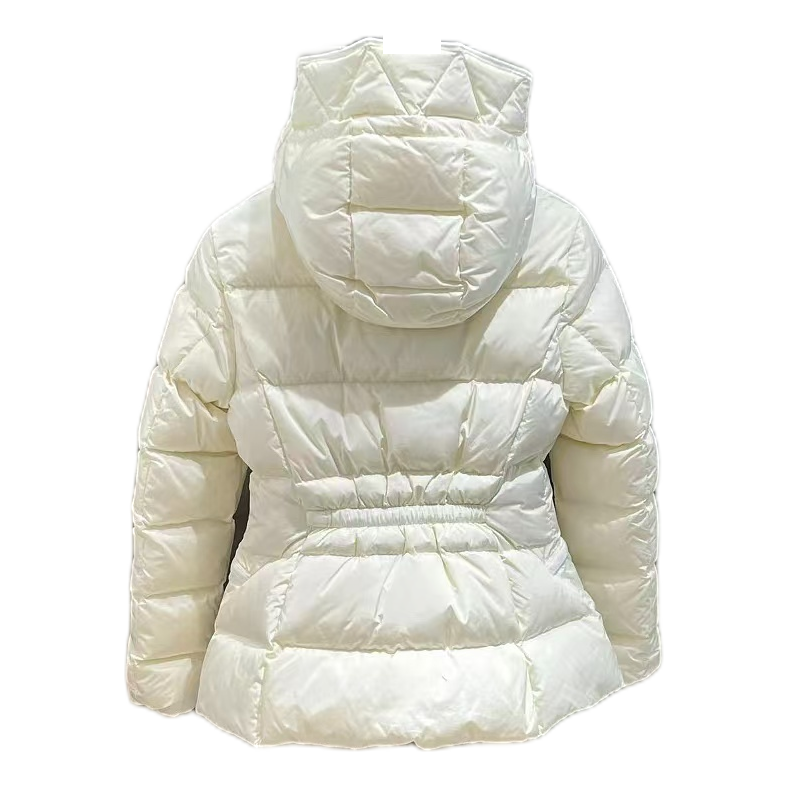 Moncler Drawstring-Hood Fitted Down Puffer Jacket