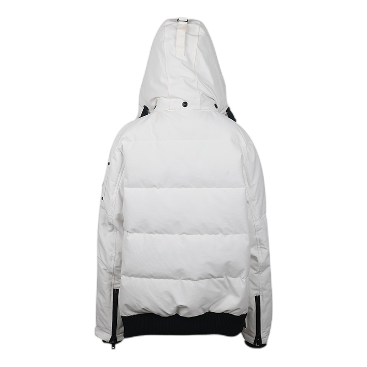 Moose Knuckles Hooded Winter Parka with Contrast Pockets