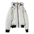 Moose Knuckles Ballistic Bomber Jacket with Fur Trim
