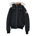 Moose Knuckles Ballistic Bomber Jacket with Fur Trim