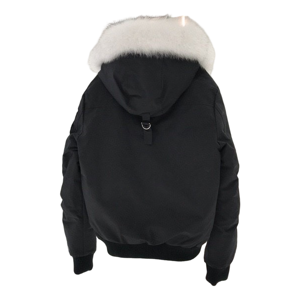 Moose Knuckles Ballistic Bomber Jacket with Fur Trim