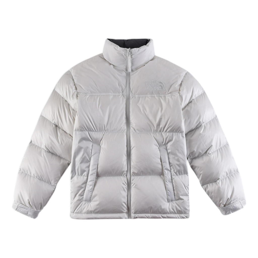The North Face Two-Tone Puffer Jacket with Stand Collar