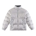 The North Face Two-Tone Puffer Jacket with Stand Collar