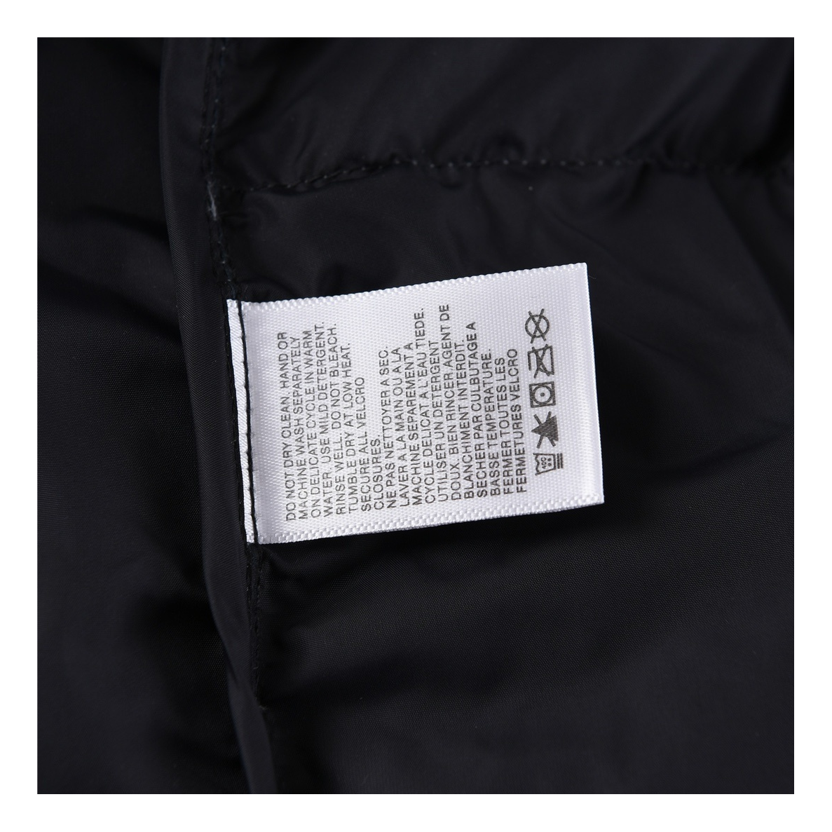 The North Face Two-Tone Puffer Jacket with Stand Collar